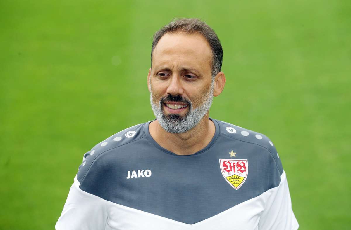 VfB-Coach Pellegrino Matarazzo geht in seine erste Saison als Bundesliga-Trainer.