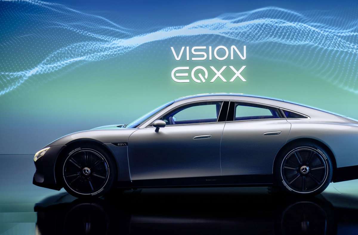 Der Antrieb des E-Autos Vision EQXX bringt Bestleistungen. Foto: /cedes-Benz AG
