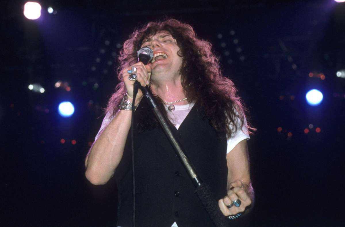 David Coverdale 1984 bei einem Whitesnake-Konzert Foto: imago images/Future Image/Rudi Keuntje