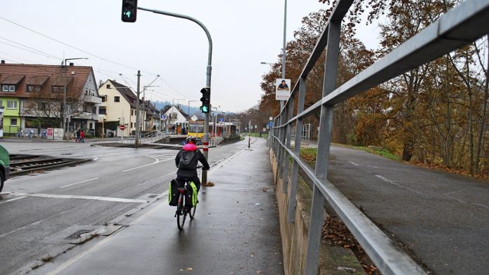 Jeder dritte Radweg in Stuttgart ist  zu schmal
