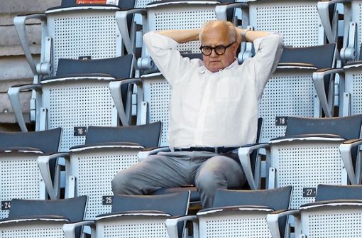 Um DFB-Präsident Fritz Keller wird es einsam. Foto: dpa/Uli Deck