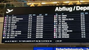 Freitag wird am Stuttgarter Flughafen gestreikt