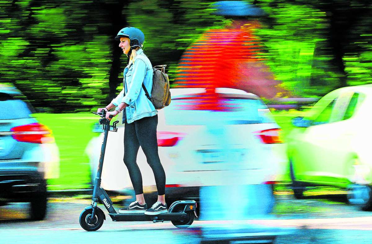 Verkehr in Stuttgart: E-Scooter-Unfälle nehmen stark zu