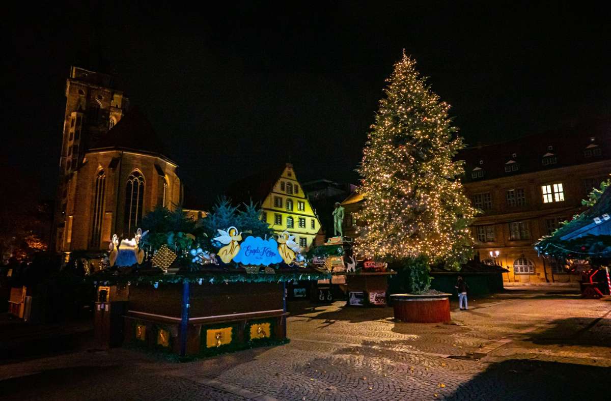 Der Weihnachtsmarkt in Stuttgart wurde kurz vor seiner Eröffnung wieder abgesagt. Foto: 7aktuell.de/Alexander Hald/7aktuell.de | Alexander Hald