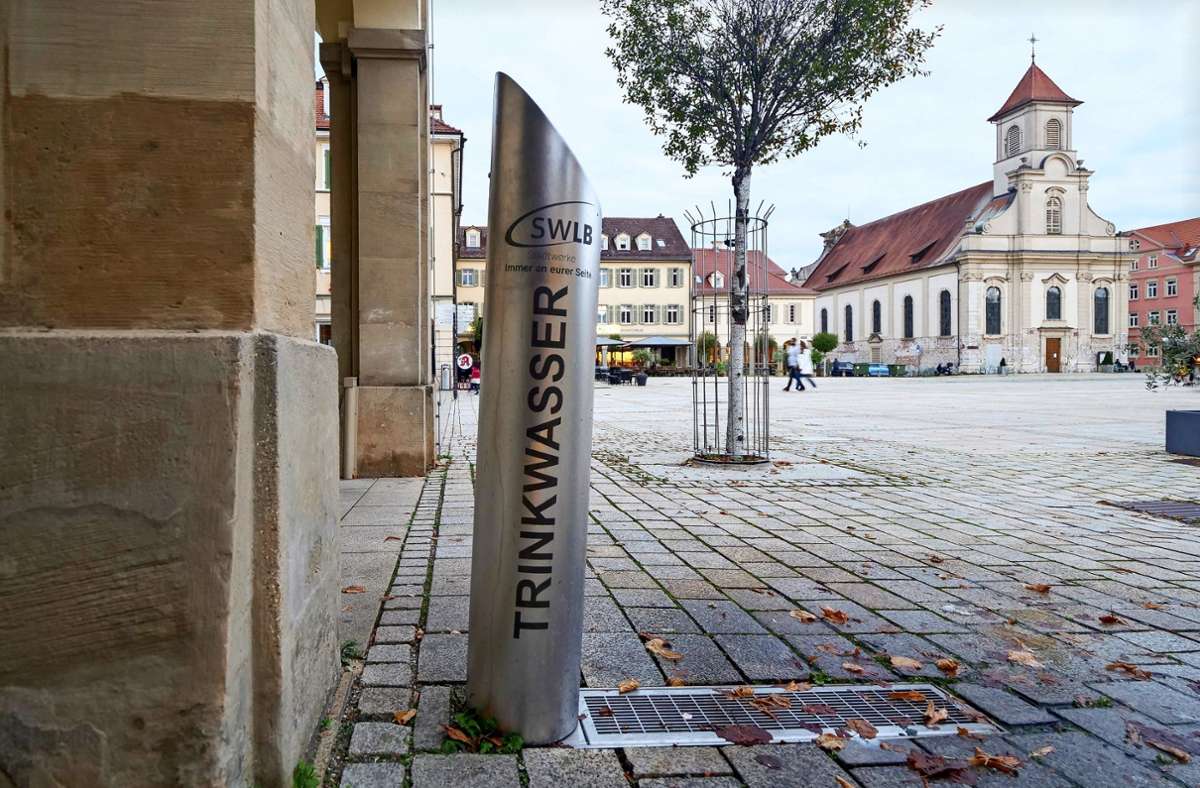 Durstlöscher im Kreis Ludwigsburg: Städte setzen auf  Trinkwasser-Brunnen