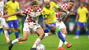 Borna Sosa mit Kroatien im WM-Halbfinale