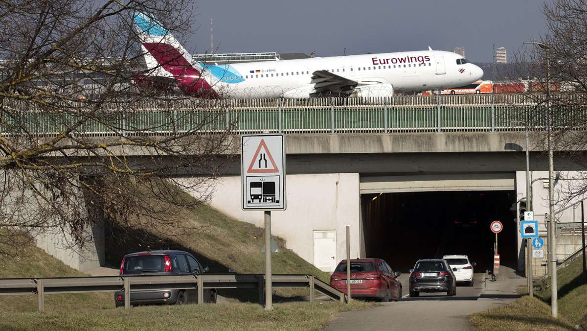 Flughafentunnel Stuttgart: Kritische Reaktionen auf mögliche Sperrung für Autos