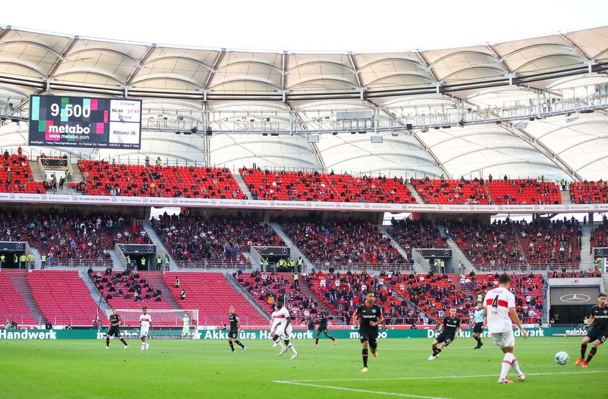 VfB Stuttgart gegen Bayer Leverkusen: Die Gründe für das verhaltene Zuschauerinteresse