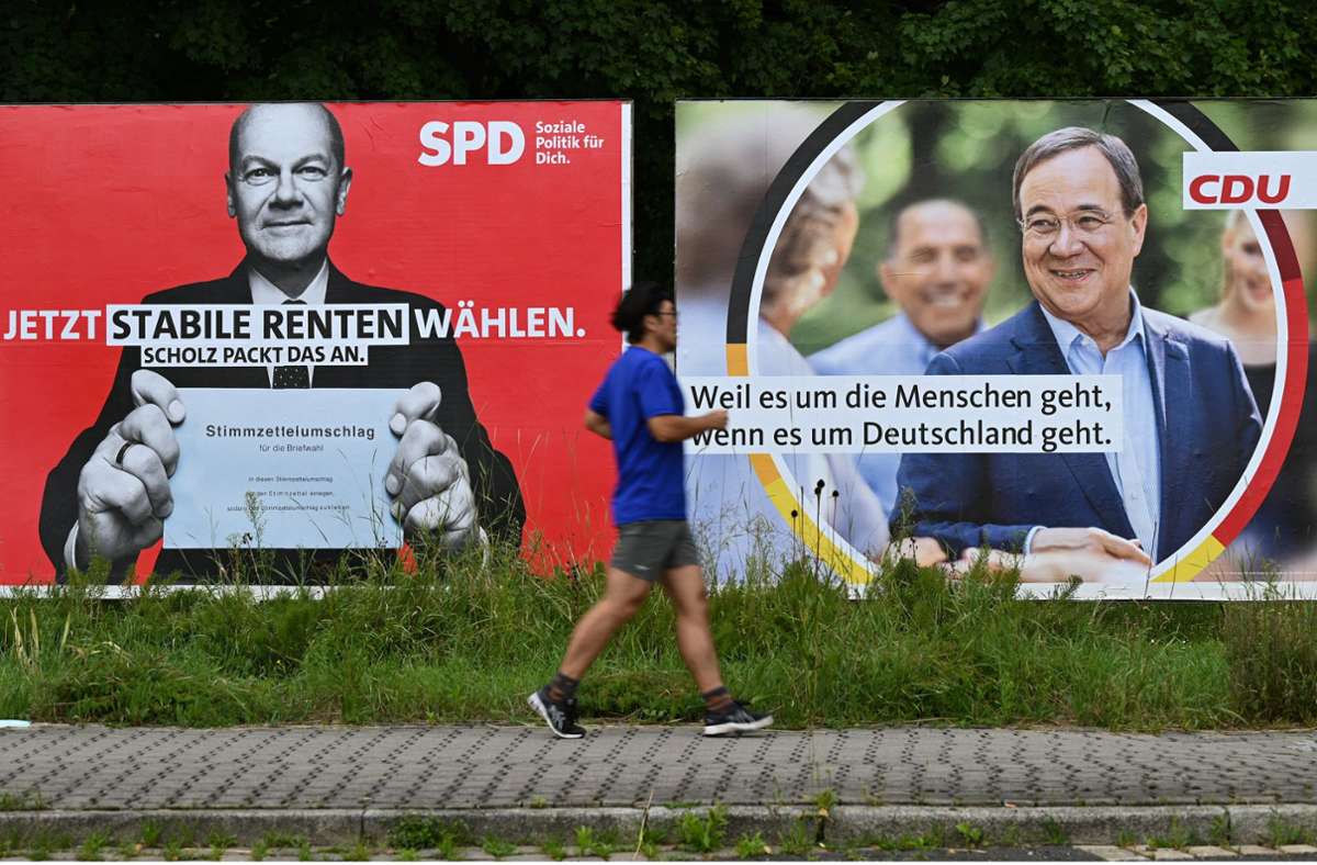 Bundestagswahlkampf: Der Römer Laschet kämpft gegen den Gallier Scholz