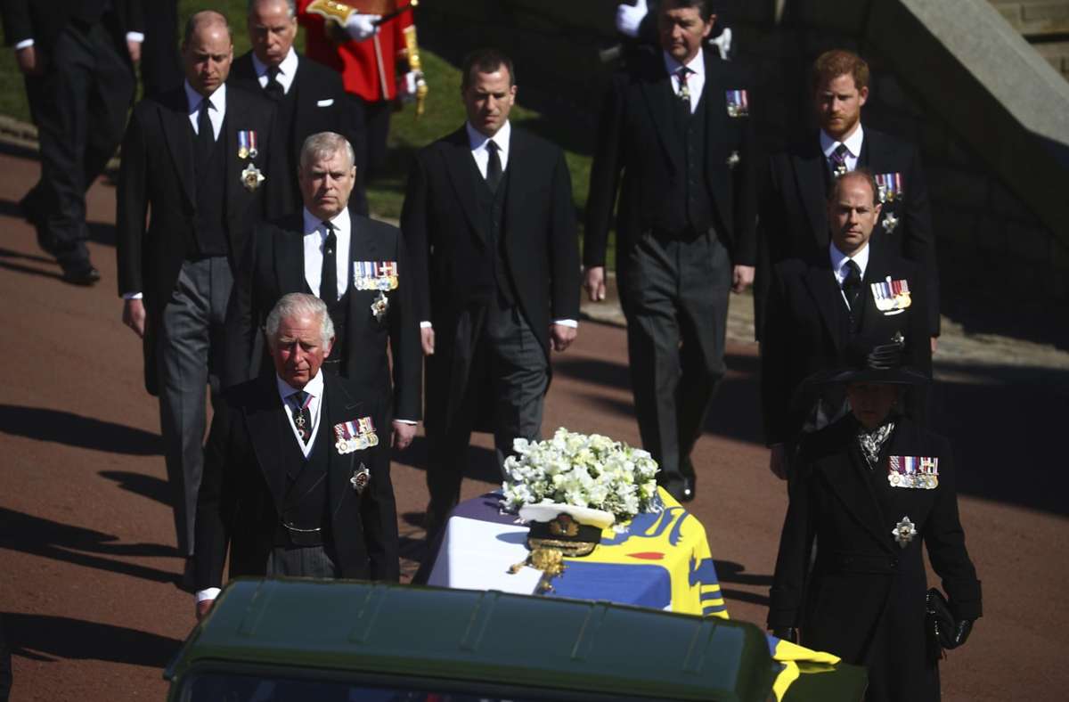 Prinz Philip wurde am Samstag beigesetzt.