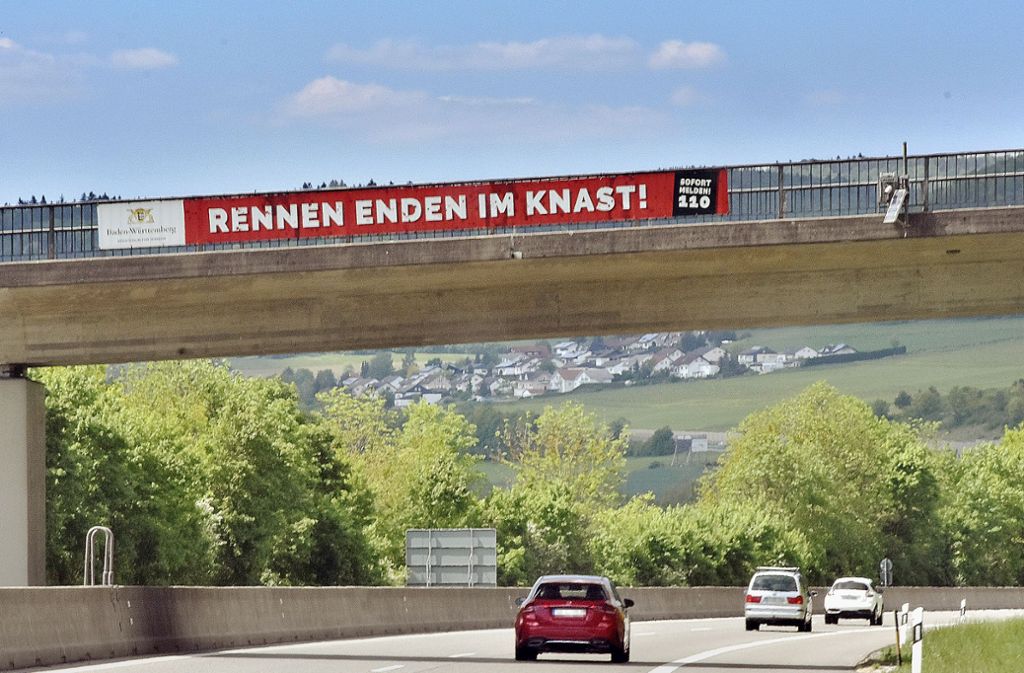 Autobahn 81 bei Engen: Ein Hotspot für illegale Autorennen