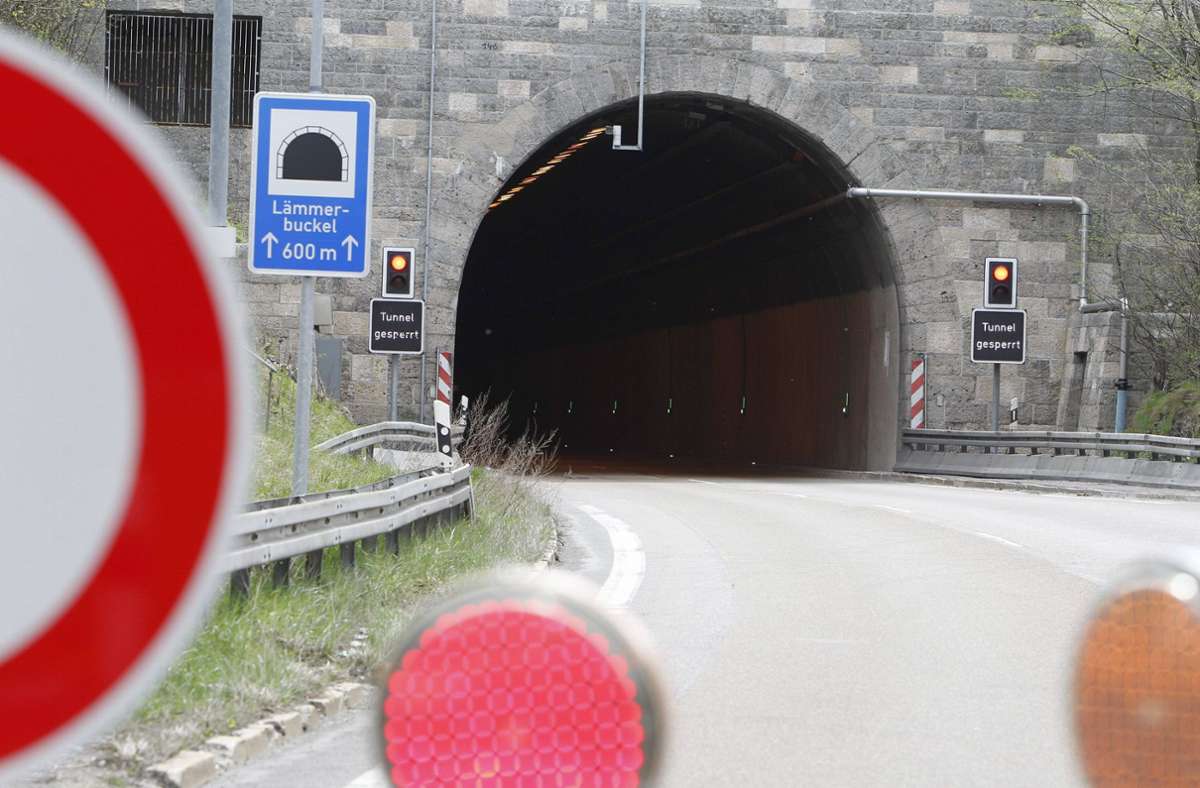 Der Tunnel ist gesperrt (Archivbild). Foto: imago images