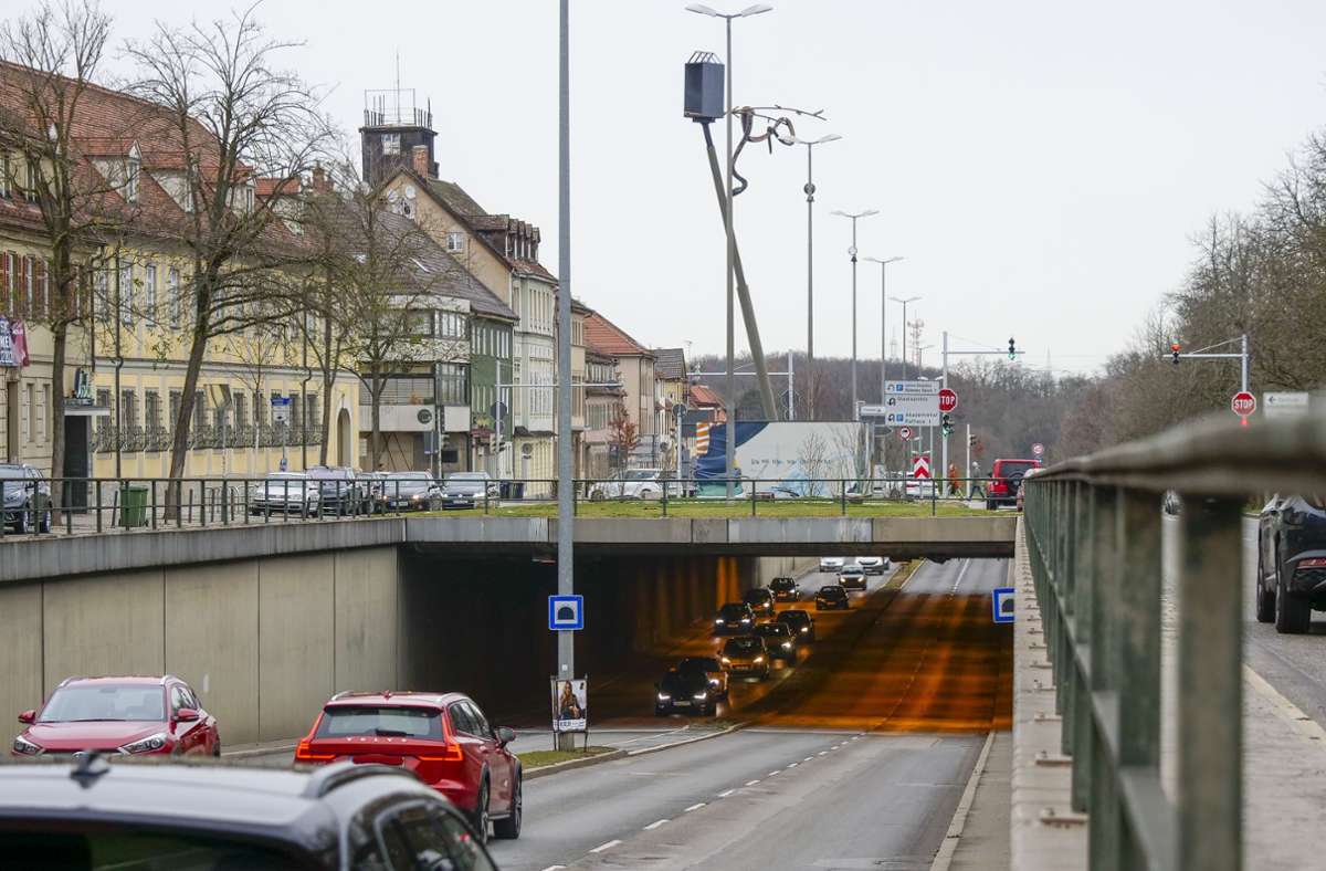 Sternkreuzung in Ludwigsburg: Berühmter Verkehrsknoten wird Dauerbaustelle