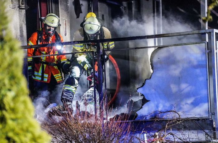 Feuer in Reichenbach: Balkonbrand verursacht hohen Schaden