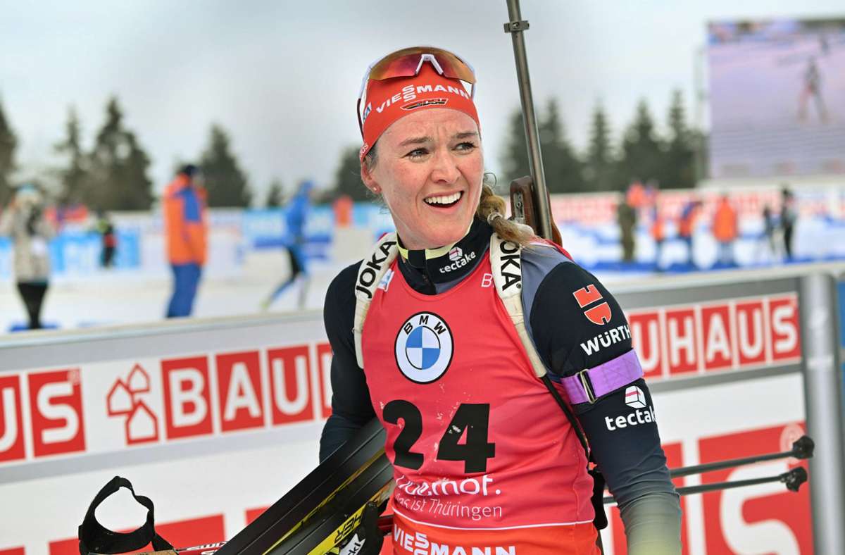 Biathlon Weltcup in Norwegen: Denise Herrmann-Wick dreht ihre letzten Runden