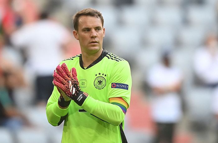 Deutschland bei der EM 2021: Manuel Neuer trägt Regenbogenbinde auch gegen Ungarn