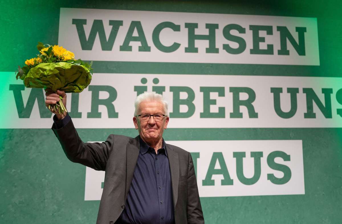 Parteitag der Grünen: Kretschmann: „Ich werde alles geben“
