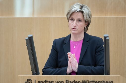 Wirtschaftsministerin Nicole Hoffmeister-Kraut (CDU) Foto: dpa/Bernd Weißbrod