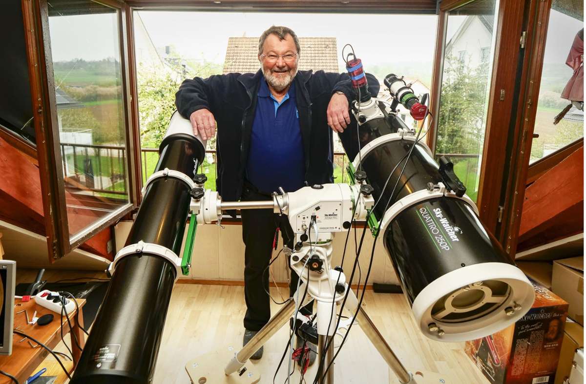 Sterngucker aus Rutesheim: Hobbyastronom fotografiert das Universum
