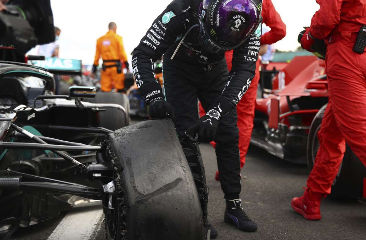 Die Formel 1 sucht  Ursache der Plattfüße von Silverstone: Der Reifenfresser von Silverstone
