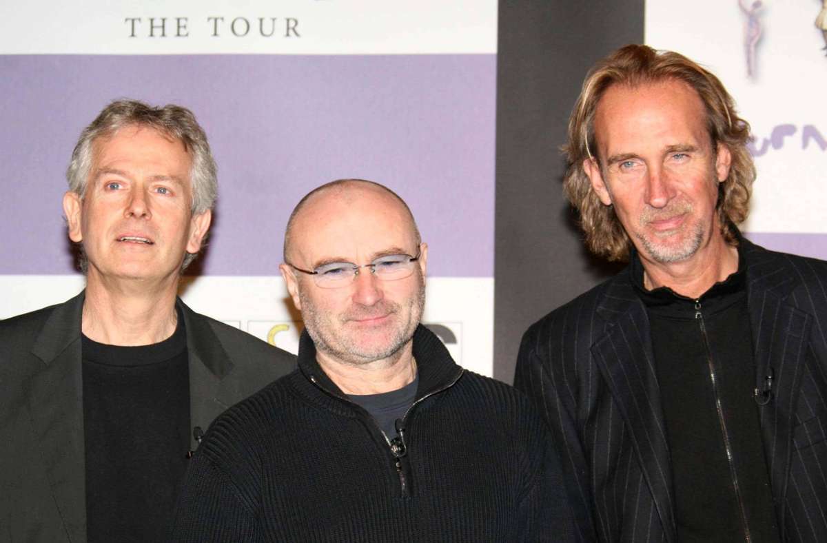 Tony Banks, Phil Collins und Mike Rutherford (von links) 2007
