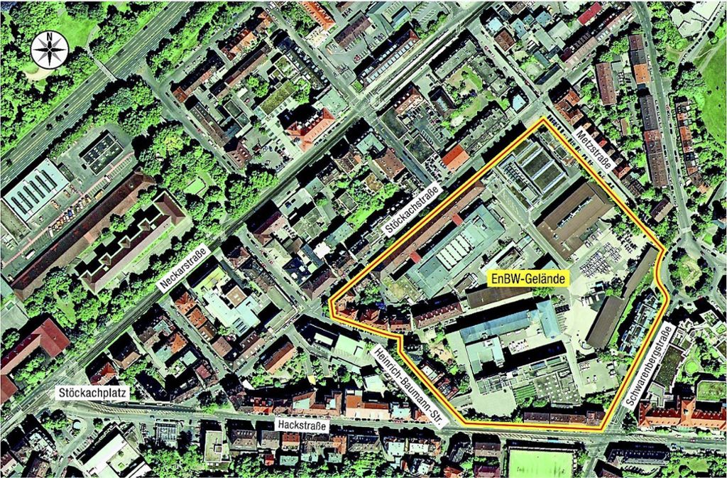 Das Areal befindet sich zwischen Hack-, Stöckach- und Metzstraße. Foto: Montage -  Montage
