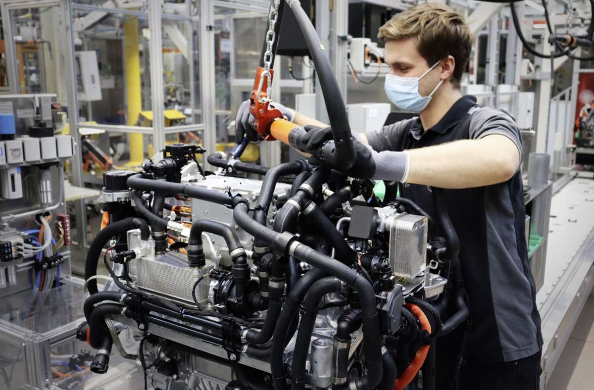 Im Berliner Werk  werden bereits Komponenten für elektrische Antriebe produziert. Foto: M/rcedes-Benz