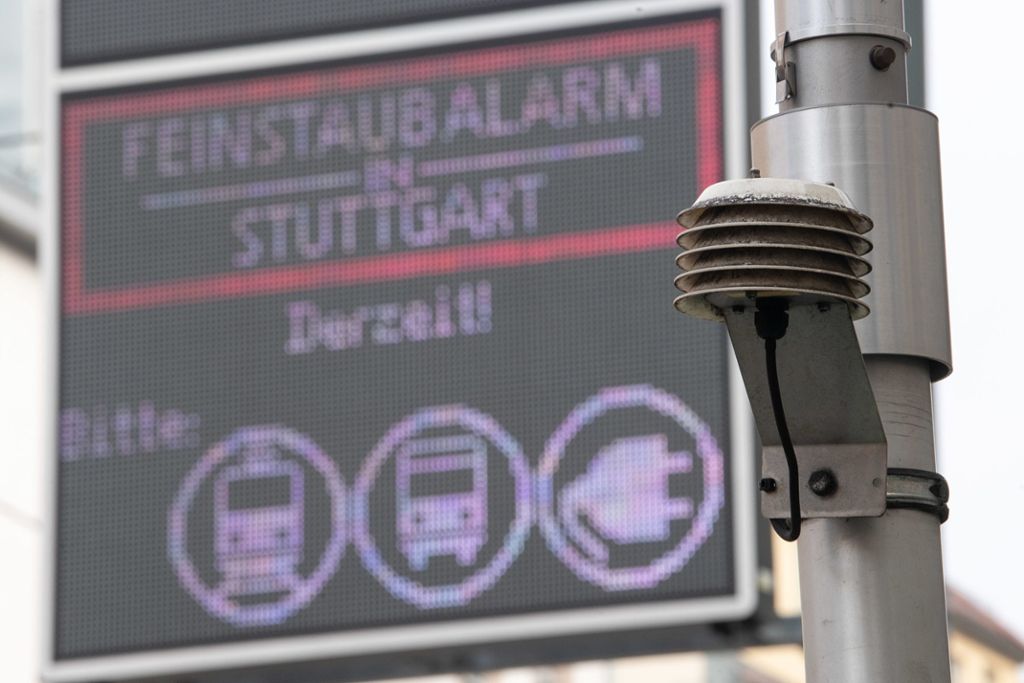 Stadt kündigt das Ende für 0 Uhr an: Feinstaubalarm in Stuttgart endet am Freitag