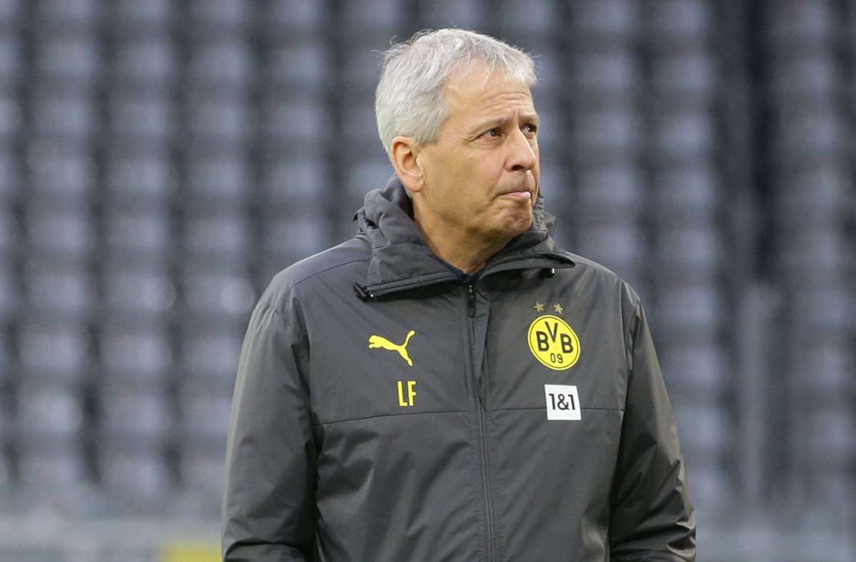 Nach 1-5-Klatsche gegen VfB Stuttgart: Medien:Borussia Dortmund trennt sich von Trainer Lucien Favre