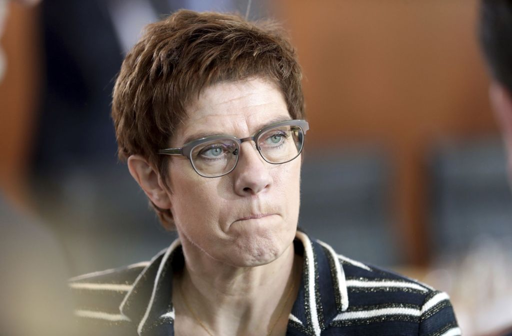 Annegret Kramp-Karrenbauer: Die Verteidigungsministerin plant einen Nationalen Sicherheitsrat