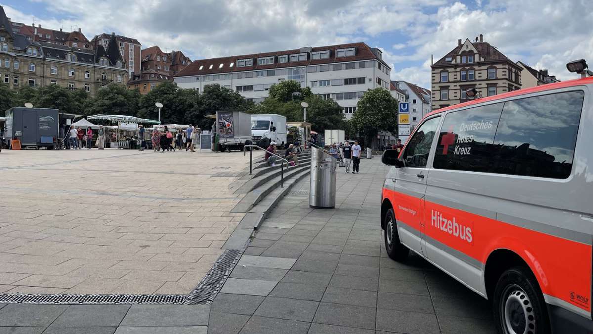Hitzebus in Stuttgart: „Die Menschen nehmen unser Angebot dankbar an“