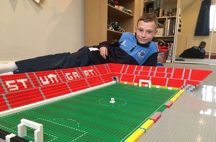 Stadion des VfB Stuttgart: Mercedes-Benz-Arena aus Lego ist fertig
