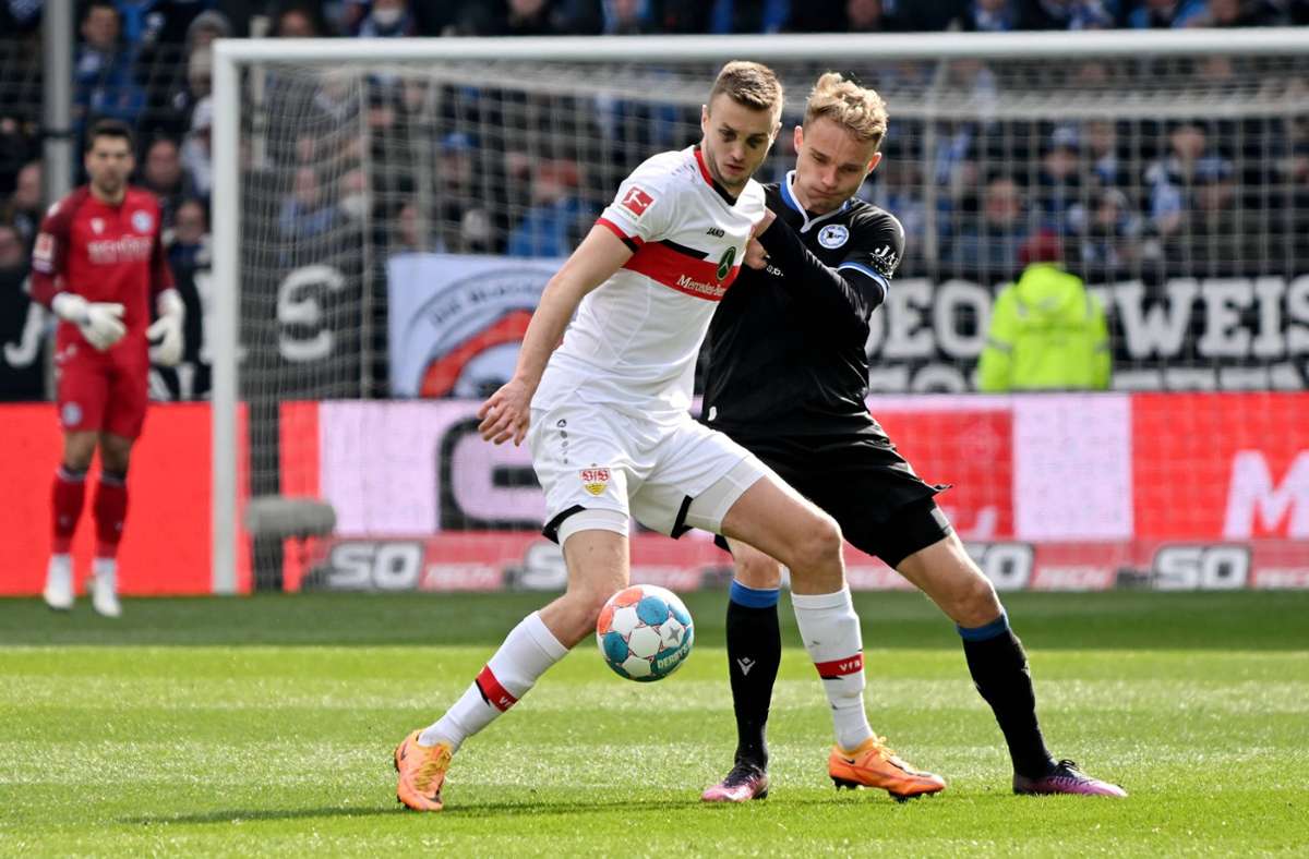 Am Ende bleibt es beim 1:1 zwischen Bielefeld und dem VfB.