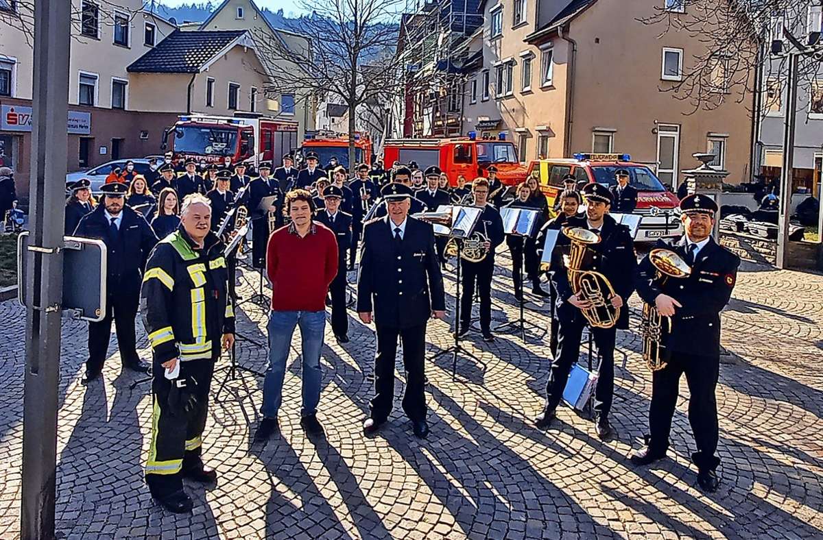 Feuerwehr in Wangen: Platzkonzert für neuen Schultes