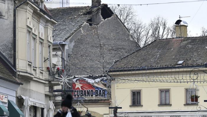 Weitere Erdstöße erschüttern Gebiete um  Zagreb