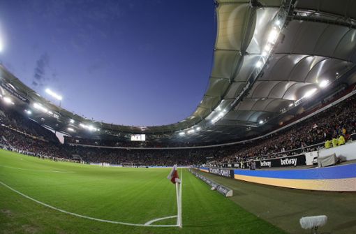 In der Mercedes-Benz-Arena soll es im Gästeblock zu den Attacken der Ordner gekommen sein. Foto: Pressefoto Baumann/Hansjürgen Britsch