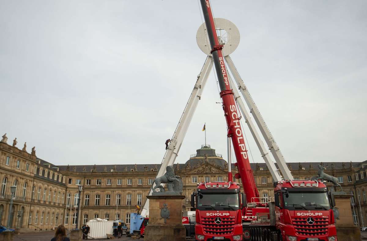 Attraktion in Stuttgart: Ein Riesenrad als „Symbol für Zuversicht“
