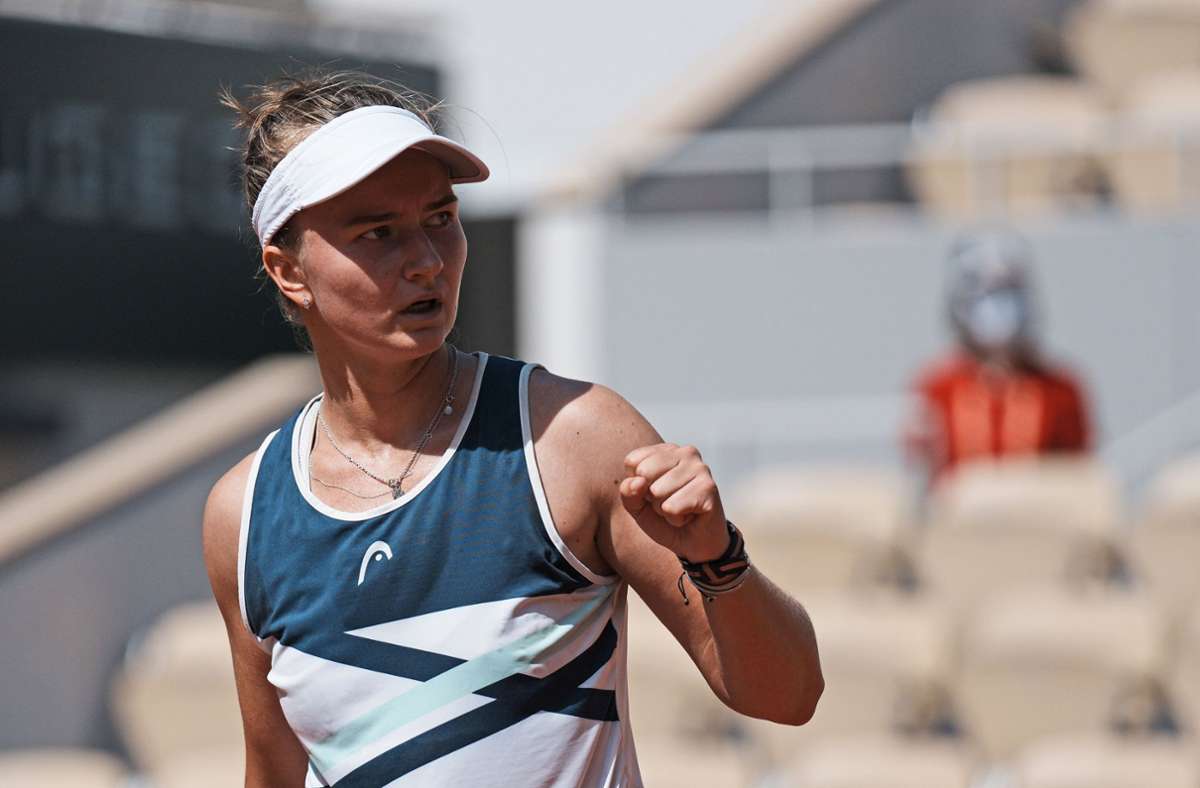 Barbora Krejcikova vom TEC Waldau: Tschechin steht im Endspiel bei den French Open