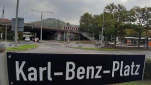 Großbaustelle am Karl-Benz-Platz
