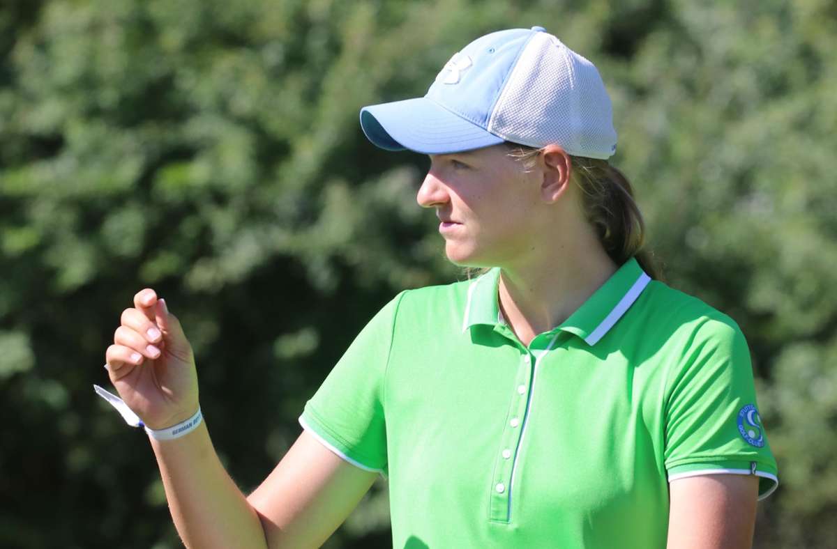 Toptalent des Golf-Clubs Stuttgart Solitude: Helen Briem sammelt ihre nächste Trophäe ein