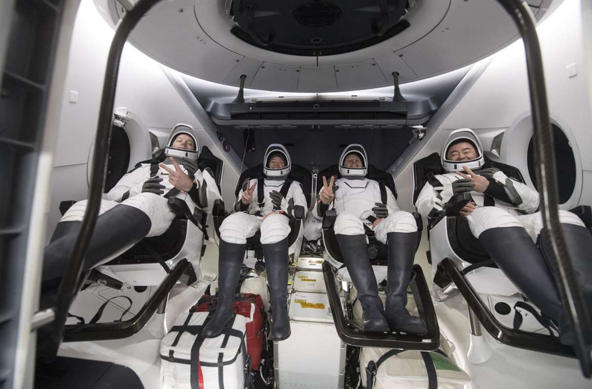 Cape Canaveral: Vier Astronauten von ISSauf der Erde gelandet