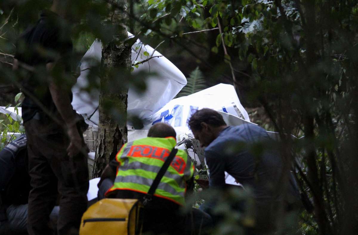 Flugzeugabsturz in Rheinstetten: Keine Hinweise auf medizinische Ursache
