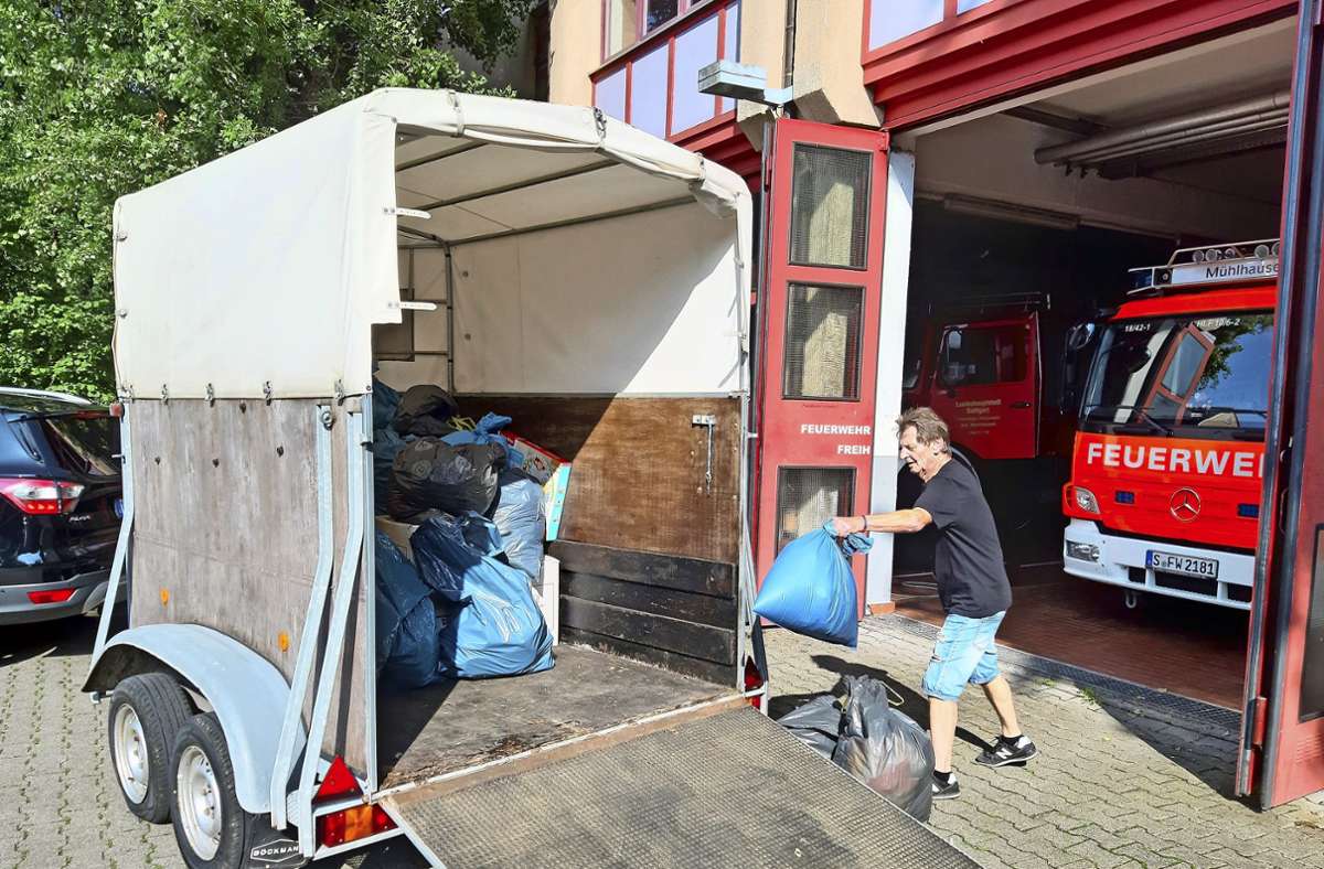 Stuttgart-Mühlhausen: Schnelle Hilfe nach dem Hochwasser