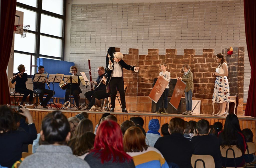 Theaterstück mit Musikern  der süddeutschen Kammersinfonie: Musiktheater für Schüler in Steinhaldenfeld