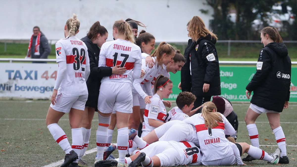 Oberliga Baden-Württemberg: So holten die Frauen des VfB Stuttgart die Herbstmeisterschaft