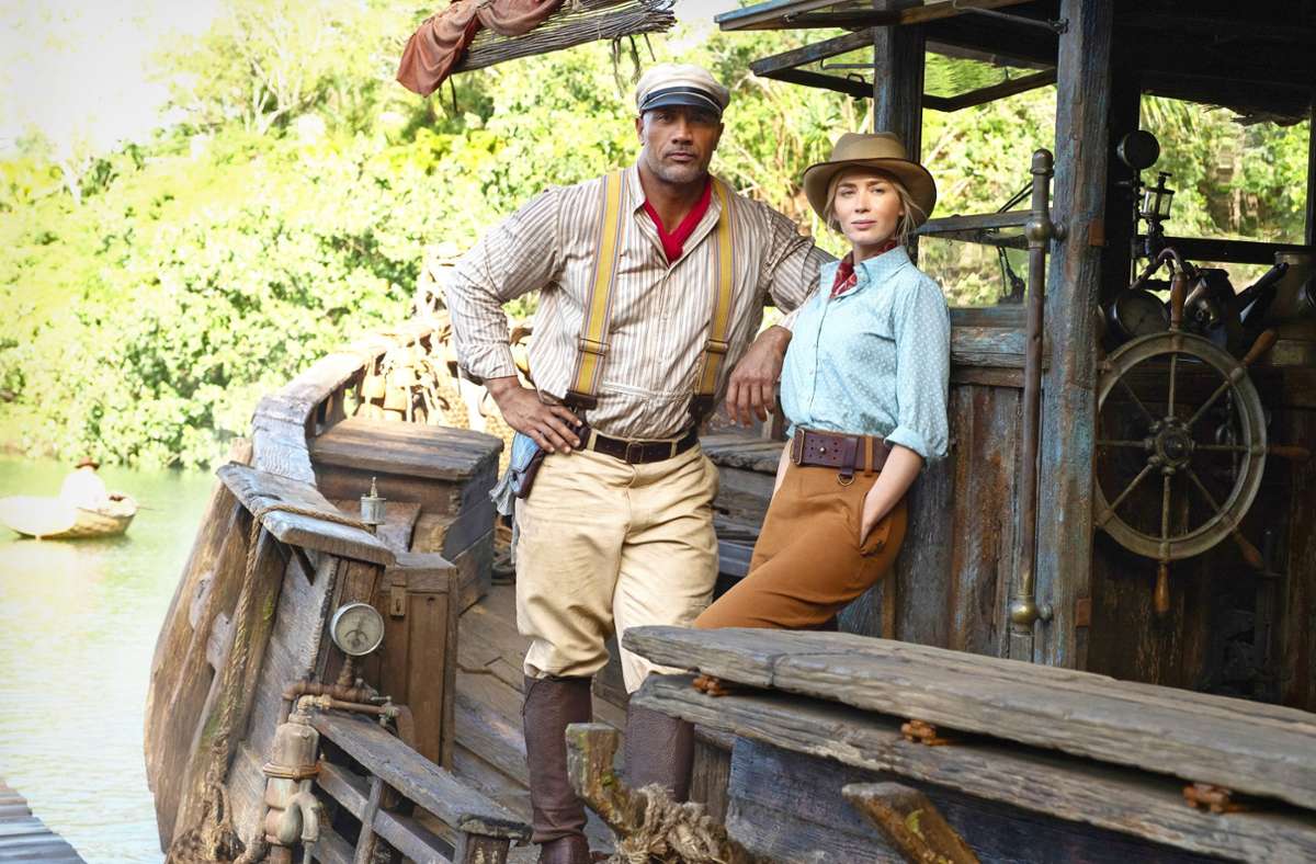 Dwayne „The Rock“ Johnson und Emily Blunt in „Jungle Cruise“
