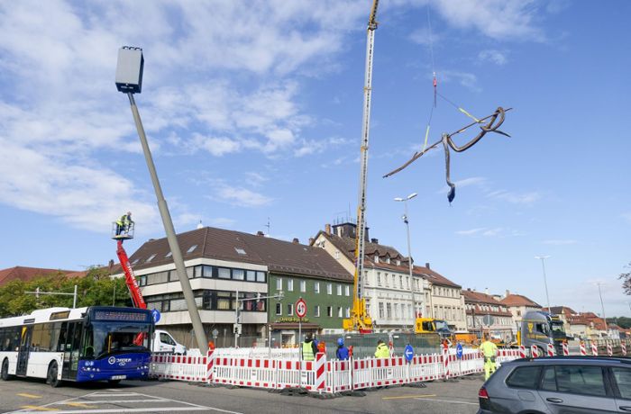 Sternkreuzung in Ludwigsburg: Neuer Kreisel wird erneut verschoben