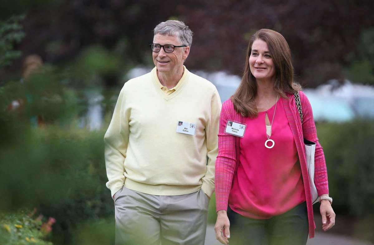 Microsoft-Gründer Bill Gates und seine Ehefrau Melinda: „Wir glauben nicht mehr, dass wir gemeinsam als Paar in der nächsten Phase unseres Leben wachsen können.“ Foto: AFP/SCOTT OLSON