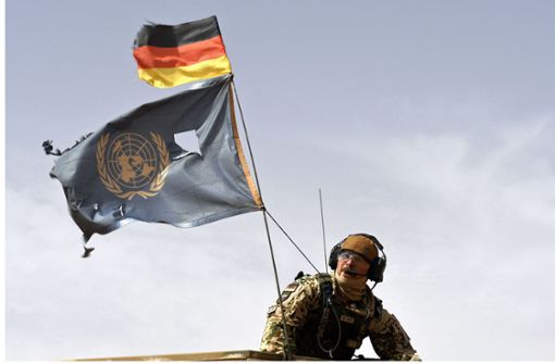 Die Bundeswehr ist mit etwa 1000 Soldaten in Mali vertreten. Foto: AFP/SEYLLOU