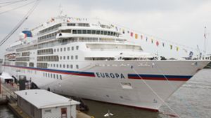 Passagier von Kreuzfahrtschiff MS Europa über Bord